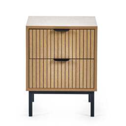 Sia 2 Drawer Bedside Table - thumbnail 4