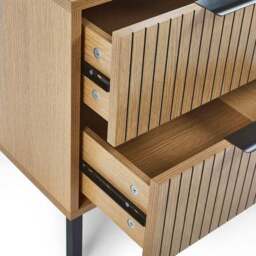 Sia 2 Drawer Bedside Table - thumbnail 6