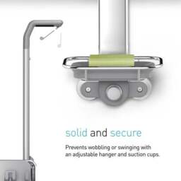 Simplehuman Overdoor Silver Shower Caddy - thumbnail 4