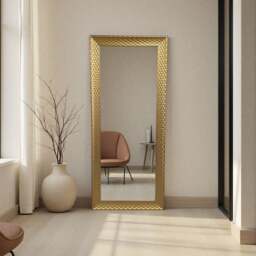 Yearn Diamont Framed Bevelled Full Length Wall Mirror - thumbnail 1