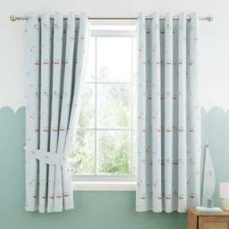 Little Boats Blackout Eyelet Curtains - thumbnail 1