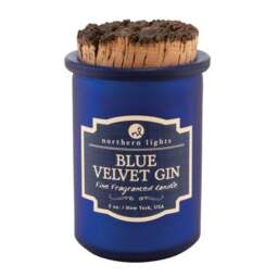 Northern Lights Spirit Blue Velvet Gin Jar Candle - thumbnail 1