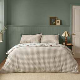 Catherine Lansfield Mallards 100% Brushed Cotton Duvet Cover & Pillowcase Set - thumbnail 2