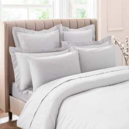 Dorma Smooth & Soft 300 Thread Count 100% Cotton Sateen V-Shaped Pillowcase - thumbnail 2