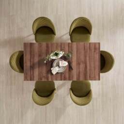 Fulton 4-6 Seater Rectangular Flip Top Dining Table - thumbnail 3