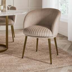 Bella Dining Chair, Velvet - thumbnail 1