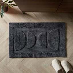 Lunar Geo Cotton Bath Mat - thumbnail 1