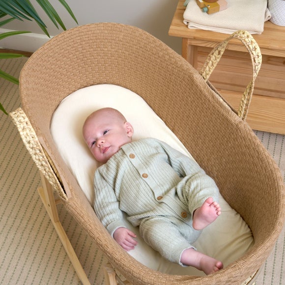 Clair De Lune Organic Moses Basket - image 1