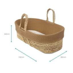 Clair De Lune Organic Moses Basket - thumbnail 5