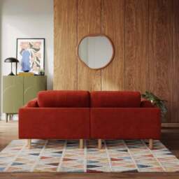 Newton Luxe Chenille Corner Chaise Sofa - thumbnail 3