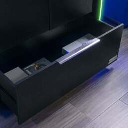 X Rocker Electra 2 Door Wardrobe with LED Lights - thumbnail 3