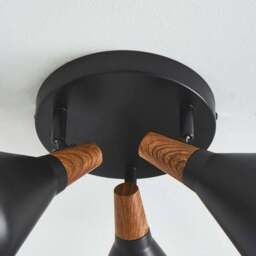 Elements Wolston 3 Light Semi Flush Spotlight - thumbnail 3
