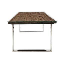 Indus Valley Railway Sleeper 8 Seater Dining Table - thumbnail 5