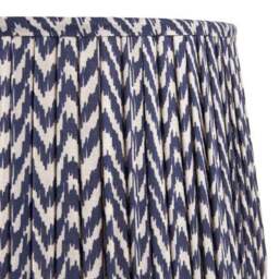 Vienna Chevron Mushroom Pleat Lamp Shade - thumbnail 3