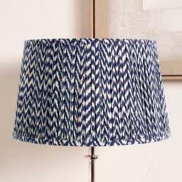 Vienna Chevron Mushroom Pleat Lamp Shade - thumbnail 1