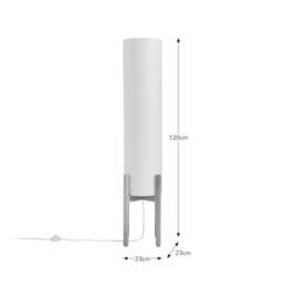 Odin Linen Midi Floor Lamp - thumbnail 5
