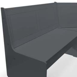 Newport 4 Seater Rectangular Corner Dining Table with Bench - thumbnail 6