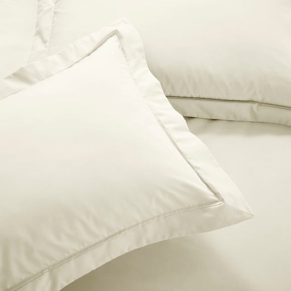 Dorma Crisp & Fresh 400 Thread Count Egyptian Cotton Percale Oxford Pillowcase - image 1