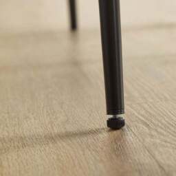 Kiley Dining Chair with Black Legs, Velvet - thumbnail 3