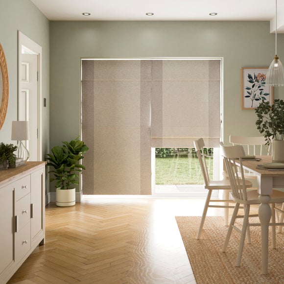 Luna Bordered Easy Chain Blackout Roman Blind - image 1