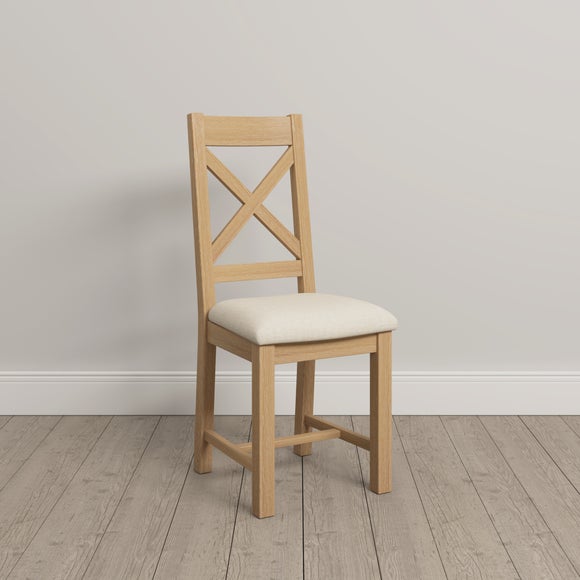 Windsor Set of 2 Cross Back Dining Chairs - image 1