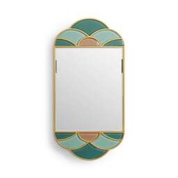 Nouveau Oval Wall Mirror - thumbnail 2