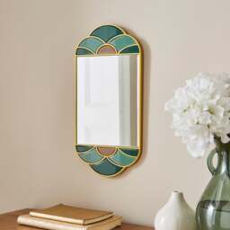 Nouveau Oval Wall Mirror - thumbnail 1