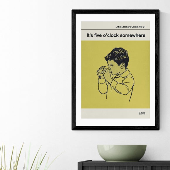 East End Prints Its Five O'Clock Somewhere by Don't Grow Up Print - image 1