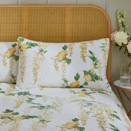 Hidcote Peonies Polycotton Duvet Cover & Pillowcase Set - thumbnail 4