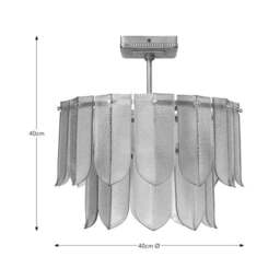 Hotel Melia Semi Flush Ceiling Light - thumbnail 6