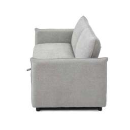 Lucie Grey Boucle 2 Seater Pop Up Sofa Bed - thumbnail 6