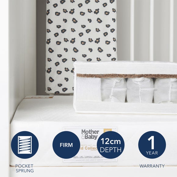 Mother&Baby Pure Gold Hypoallergenic Coir & Pocket Sprung Mattress - image 1