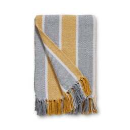 Herringbone Stripe Throw Blanket, 130x180cm - thumbnail 2