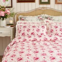 Dorma Archive Rosewood 100% Cotton Duvet Cover & Pillowcase Set - thumbnail 2