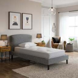 Modern Curve Textured Weave Bed - thumbnail 2