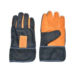 Fallen Fruits Short Denim Gardening Gloves