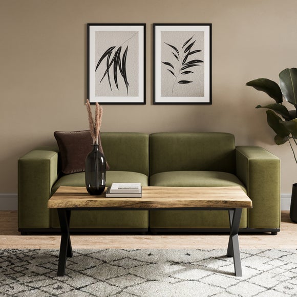 Ezra Coffee Table, Rustic Wood Effect - image 1