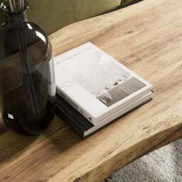 Ezra Coffee Table, Rustic Wood Effect - thumbnail 4