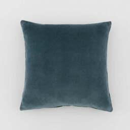 Clara Cubed Patchwork Cotton Velvet Square Cushion - thumbnail 5