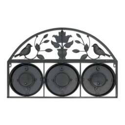 Charles Bentley Rutland Outdoor Triple Faced Wall Clock - thumbnail 5