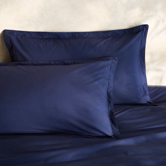 100% Egyptian Cotton 220 Thread Count Oxford Pillowcase - image 1