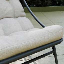 Porto Steel Rocking Chair with Cushions - thumbnail 3