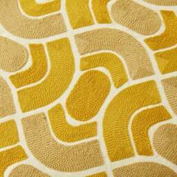 Sophie Robinson Wave Stitch Crewel Square Cushion - thumbnail 2