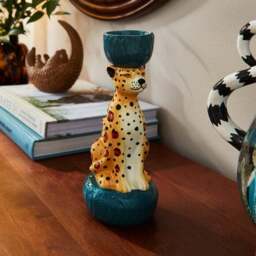 Leopard Candlestick Holder - thumbnail 2