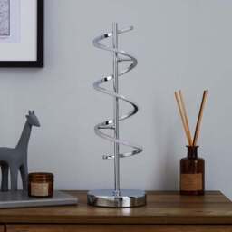 Apollo Integrated LED Chrome Touch Dimmable Table Lamp - thumbnail 2