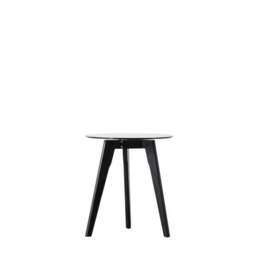 Return - Brea Round Side Table, Glass - thumbnail 3