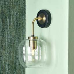 Florence Black Wall Light - thumbnail 1