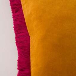 Clara Contrast Fringe Square Cushion Cover - thumbnail 5