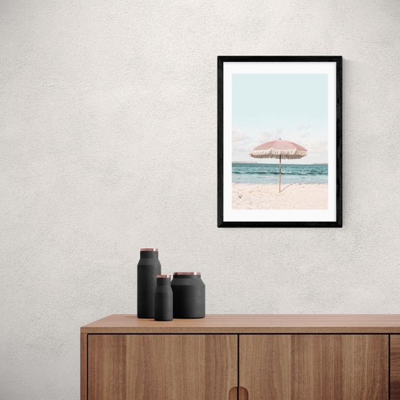 East End Prints Pink Umbrella Print - image 1