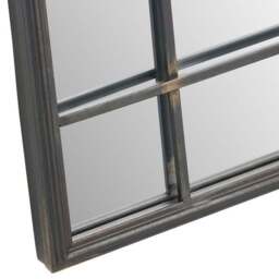 Antique Bronze Metal Square Wall Mirror - thumbnail 5